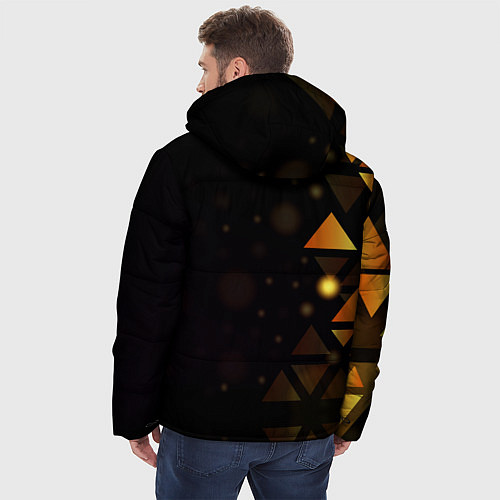 Мужская зимняя куртка Geometry / 3D-Красный – фото 4