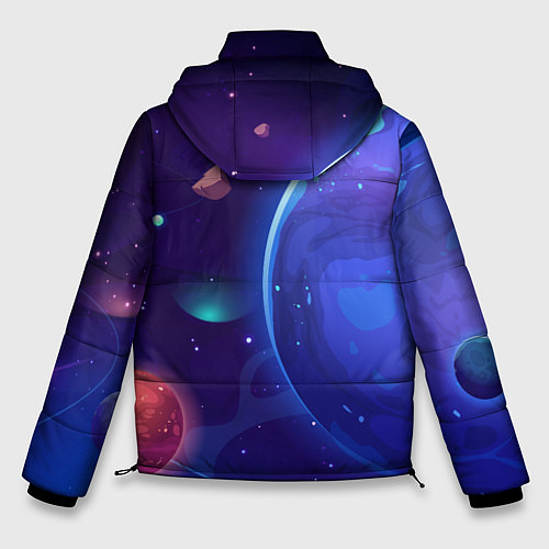 Мужская зимняя куртка Among Us Space / 3D-Светло-серый – фото 2