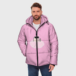 Куртка зимняя мужская Мем, цвет: 3D-светло-серый — фото 2