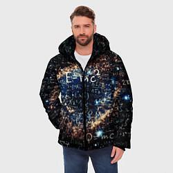 Куртка зимняя мужская Формула Вселенной, цвет: 3D-светло-серый — фото 2