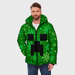 Куртка зимняя мужская ЗИМНИЙ MINECRAFT, цвет: 3D-красный — фото 2