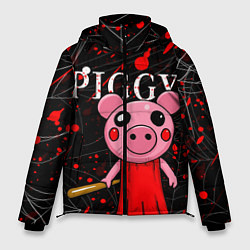 Куртка зимняя мужская ROBLOX PIGGY, цвет: 3D-красный