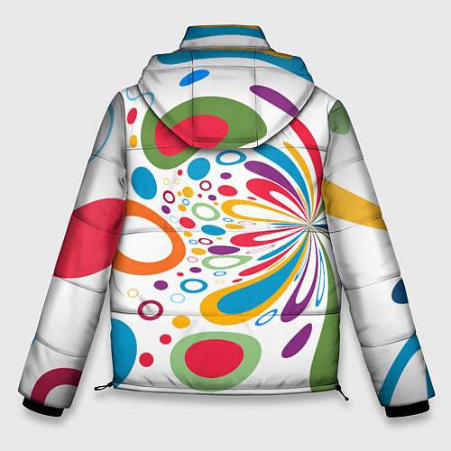 Мужская зимняя куртка Яркие краски / 3D-Светло-серый – фото 2