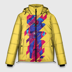 Куртка зимняя мужская Cyberpunk 2077, цвет: 3D-светло-серый
