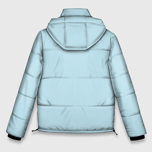 Мужская зимняя куртка Киса Сакура / 3D-Светло-серый – фото 2
