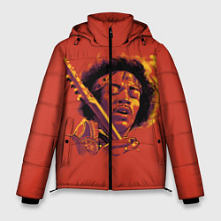 Куртка зимняя мужская Джимми Хендрикс, цвет: 3D-черный