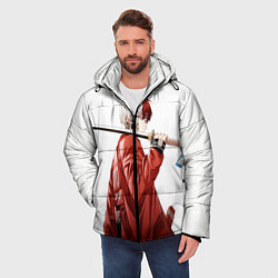 Куртка зимняя мужская Шото Тодороки, цвет: 3D-красный — фото 2