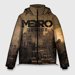 Куртка зимняя мужская Metro город-призрак, цвет: 3D-красный