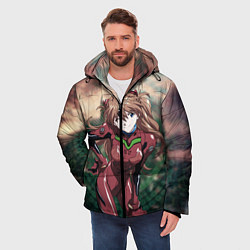Куртка зимняя мужская Аска Евангелион, цвет: 3D-черный — фото 2