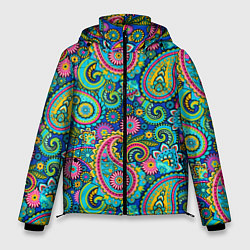 Куртка зимняя мужская Славянские Узоры, цвет: 3D-светло-серый