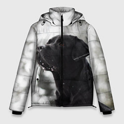 Куртка зимняя мужская Лабрадор Марк, цвет: 3D-черный