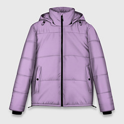 Куртка зимняя мужская Глициниевый цвет без рисунка, цвет: 3D-красный