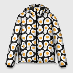 Куртка зимняя мужская Яичница, цвет: 3D-черный