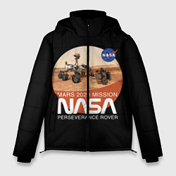 Куртка зимняя мужская NASA - Perseverance, цвет: 3D-черный