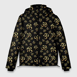 Куртка зимняя мужская Мантра ОМ, цвет: 3D-черный