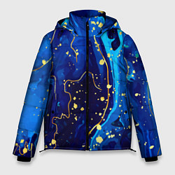 Куртка зимняя мужская СИНИЙ ГРАНИТ, цвет: 3D-черный