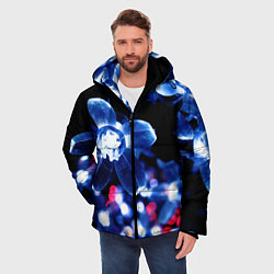 Куртка зимняя мужская Неоновые цвета, цвет: 3D-черный — фото 2