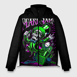 Куртка зимняя мужская PEARL JAM, цвет: 3D-черный