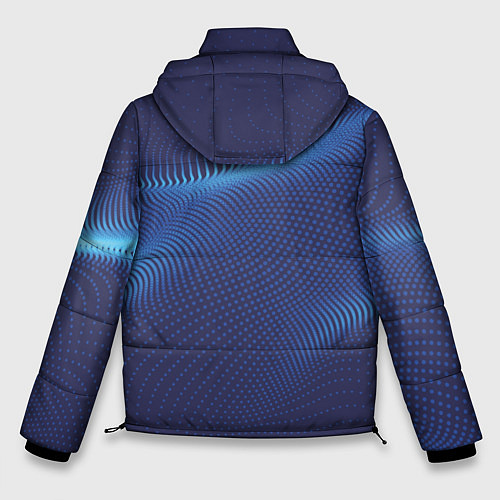 Мужская зимняя куртка 3D волна / 3D-Светло-серый – фото 2