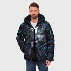 Куртка зимняя мужская Мистический Лес, цвет: 3D-черный — фото 2