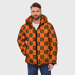Куртка зимняя мужская Знаки Зодиака, цвет: 3D-черный — фото 2