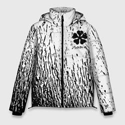 Куртка зимняя мужская Черный клевер, цвет: 3D-светло-серый