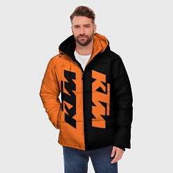 Куртка зимняя мужская KTM КТМ Z, цвет: 3D-красный — фото 2