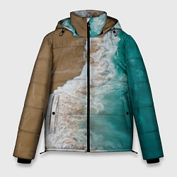 Куртка зимняя мужская Пляж beach, цвет: 3D-черный