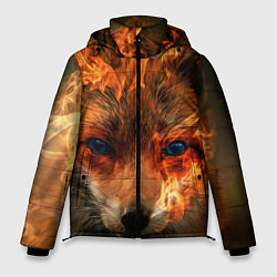 Куртка зимняя мужская Огненная лиса, цвет: 3D-красный