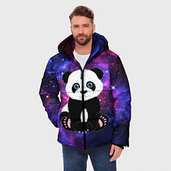 Куртка зимняя мужская Space Panda, цвет: 3D-красный — фото 2
