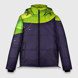 Куртка зимняя мужская Спорт волна, цвет: 3D-черный
