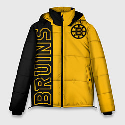 Куртка зимняя мужская NHL BOSTON BRUINS, цвет: 3D-светло-серый