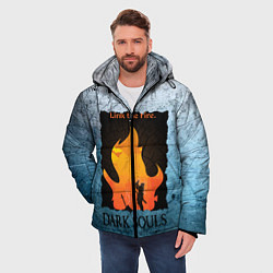 Куртка зимняя мужская DARK SOULS СТОРОНА ДУШИ, цвет: 3D-черный — фото 2