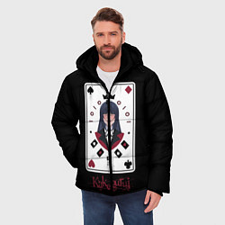 Куртка зимняя мужская Безумный Азарт Kakegurui, цвет: 3D-черный — фото 2
