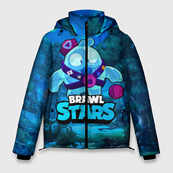 Куртка зимняя мужская Сквик Squeak Brawl Stars, цвет: 3D-черный