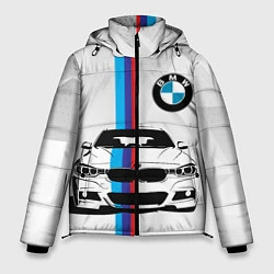 Куртка зимняя мужская BMW БМВ M PERFORMANCE, цвет: 3D-светло-серый