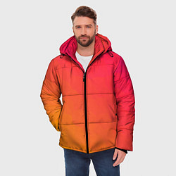 Куртка зимняя мужская Градиент заря, цвет: 3D-черный — фото 2