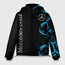 Куртка зимняя мужская Mercedes Мерседес Неон, цвет: 3D-светло-серый