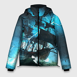 Куртка зимняя мужская Летучий голландец, цвет: 3D-светло-серый