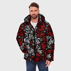 Куртка зимняя мужская KoЯn KoЯn KoЯn, цвет: 3D-черный — фото 2
