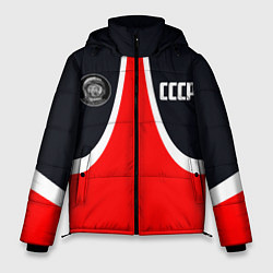 Куртка зимняя мужская СССР ГАГАРИН, цвет: 3D-красный