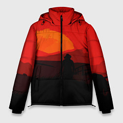 Куртка зимняя мужская RDR2, цвет: 3D-черный