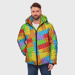 Куртка зимняя мужская POP IT SIMPLE DIMPLE, цвет: 3D-черный — фото 2