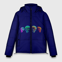 Мужская зимняя куртка Rainbow Skulls