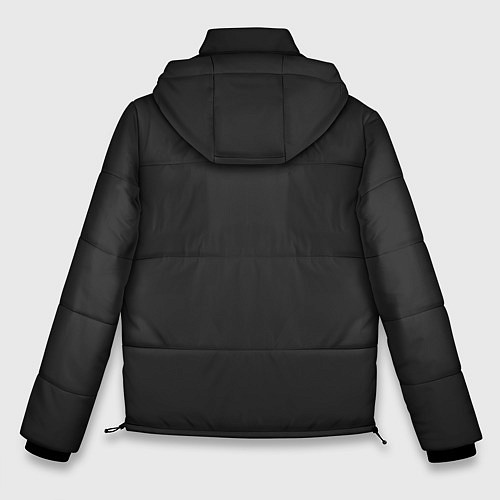 Мужская зимняя куртка Карты / 3D-Светло-серый – фото 2