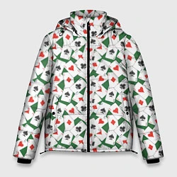 Куртка зимняя мужская Тузы, цвет: 3D-красный