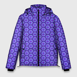 Куртка зимняя мужская Geometric Background, цвет: 3D-светло-серый