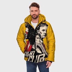 Куртка зимняя мужская Бойцовский Клуб Три личности, цвет: 3D-светло-серый — фото 2