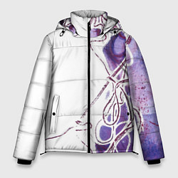 Мужская зимняя куртка Фиолетовые нити