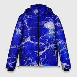 Куртка зимняя мужская Морские волны!, цвет: 3D-черный